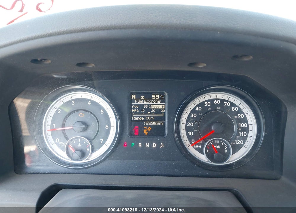 2014 RAM 1500 BIG HORN VIN: 1C6RR6GT7ES408580
