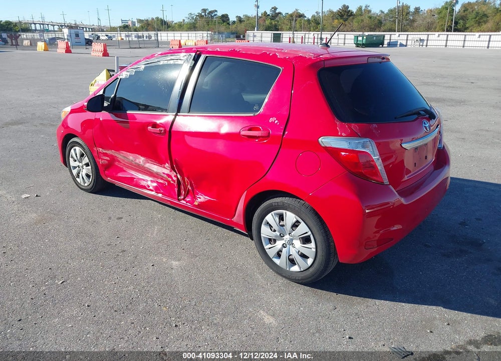 2012 TOYOTA YARIS VIN: JTDKTUD33CD503112