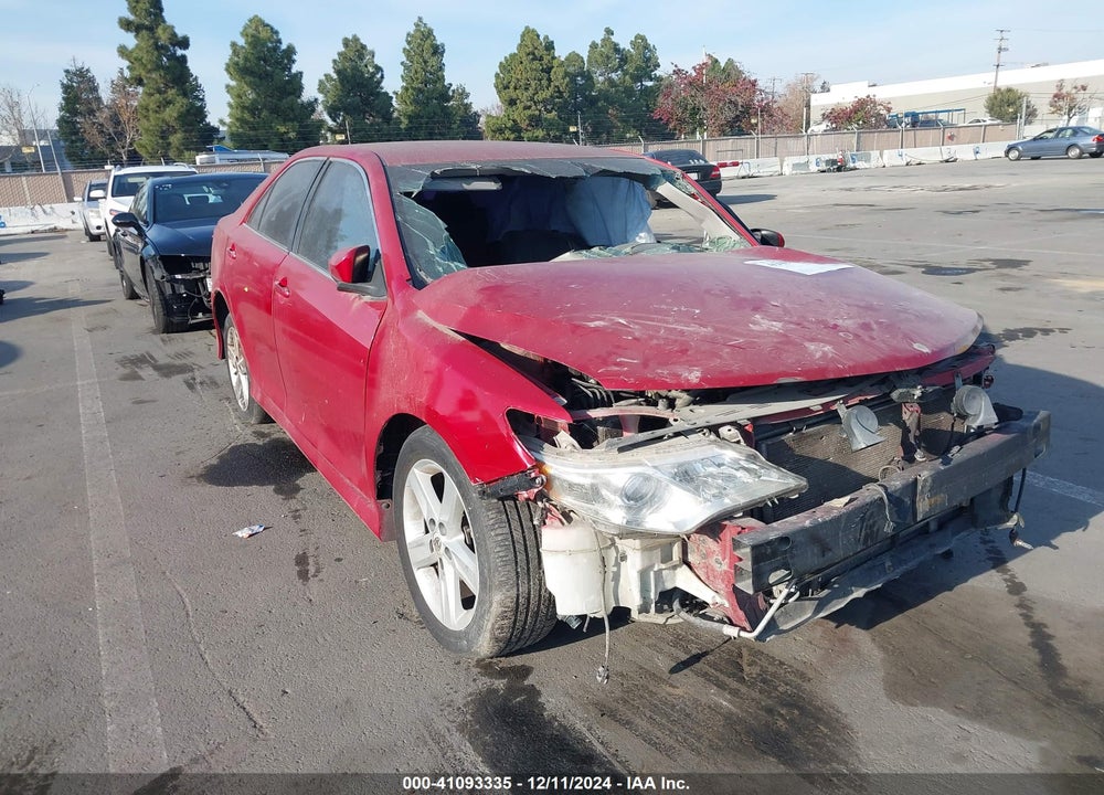 2012 TOYOTA CAMRY SE VIN: 4T1BF1FK6CU604473