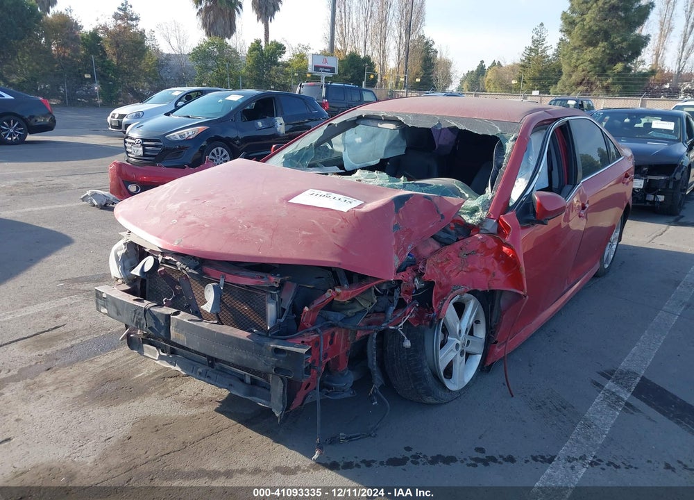 2012 TOYOTA CAMRY SE VIN: 4T1BF1FK6CU604473