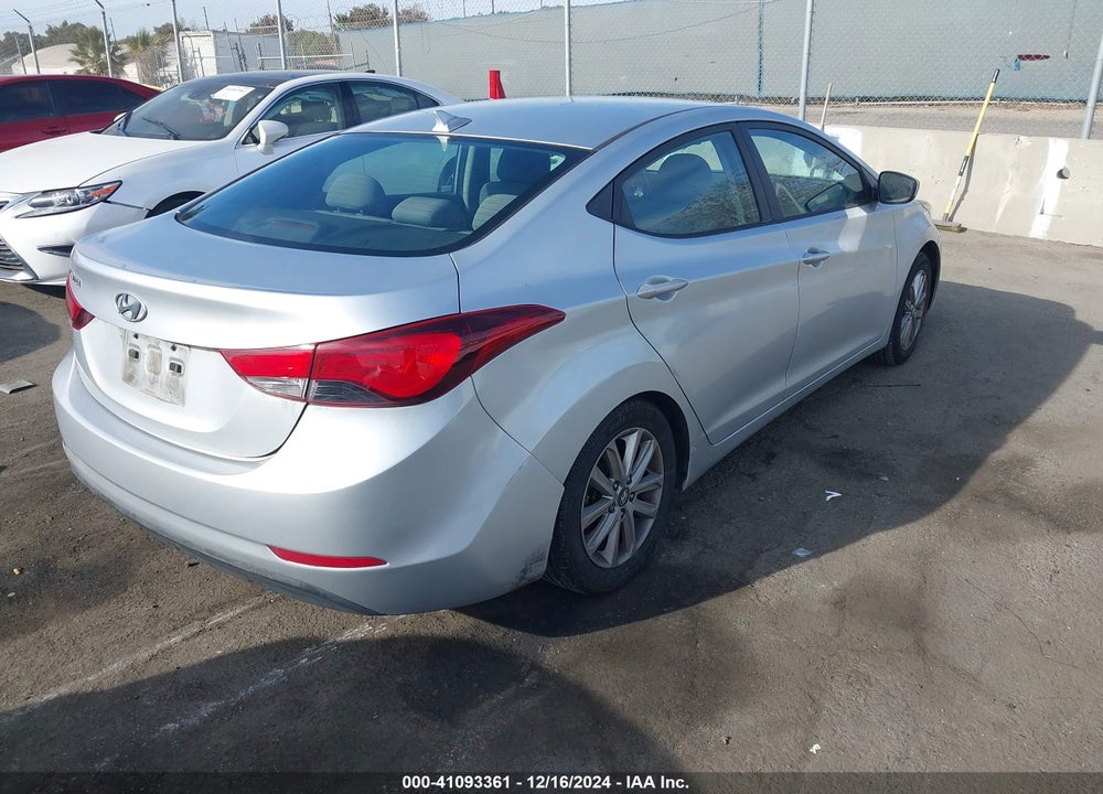 2014 HYUNDAI ELANTRA SE VIN: 5NPDH4AE8EH500350