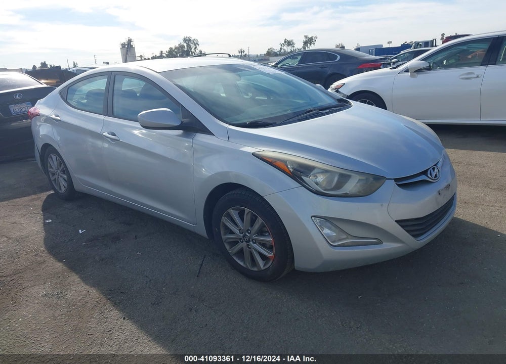 2014 HYUNDAI ELANTRA SE VIN: 5NPDH4AE8EH500350