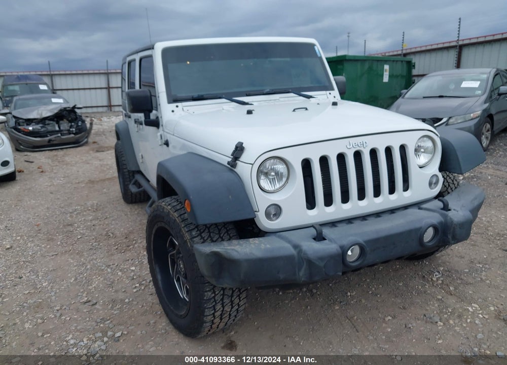2016 JEEP WRANGLER UNLIMITED SPORT VIN: 1C4BJWDG5GL286310