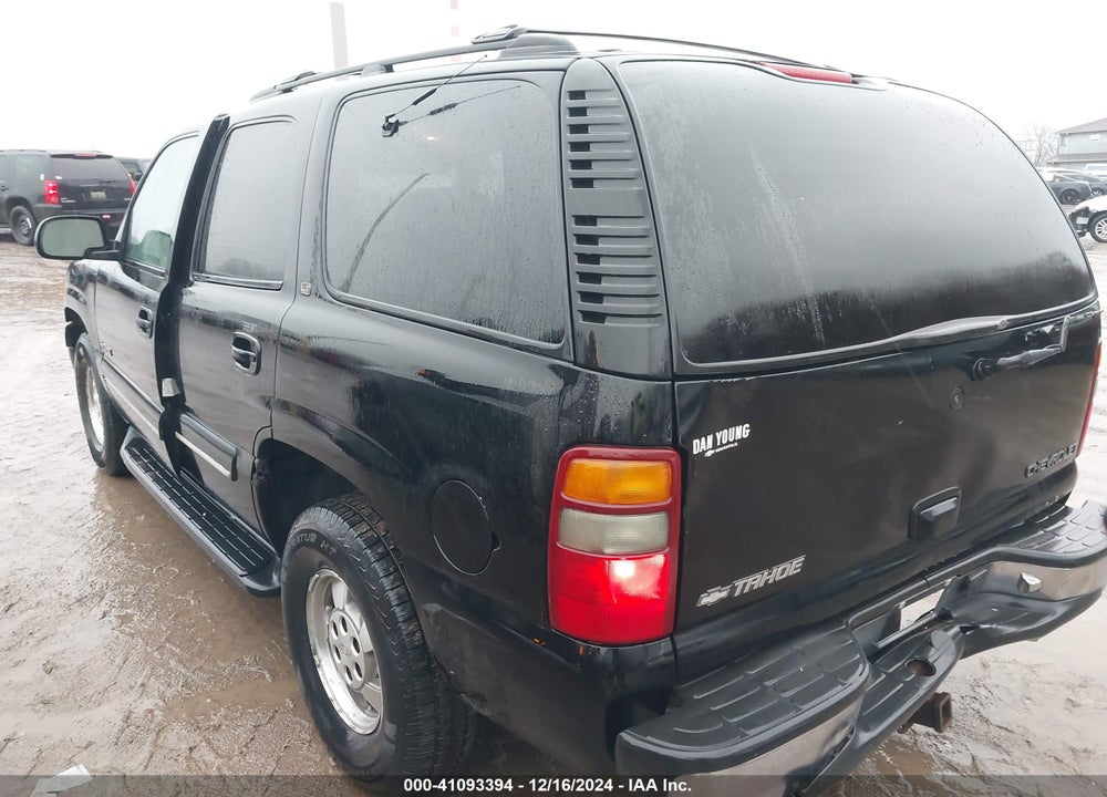 2001 CHEVROLET TAHOE LT VIN: 1GNEK13T41R142321