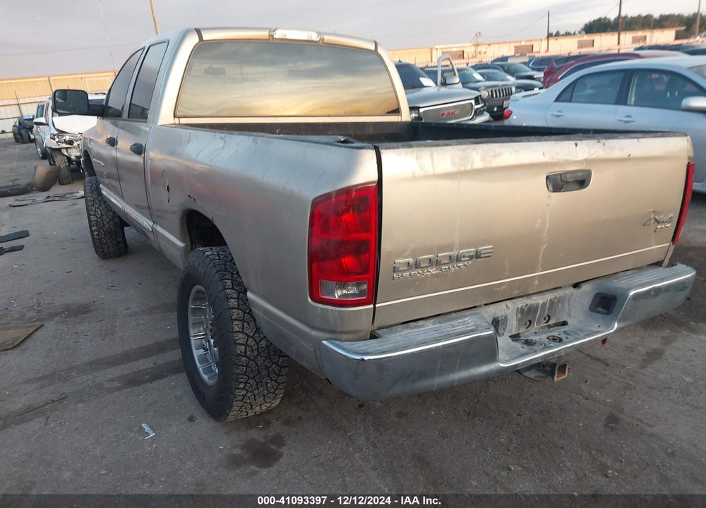 2004 DODGE RAM 2500 SLT/LARAMIE VIN: 3D7KU28C94G219750