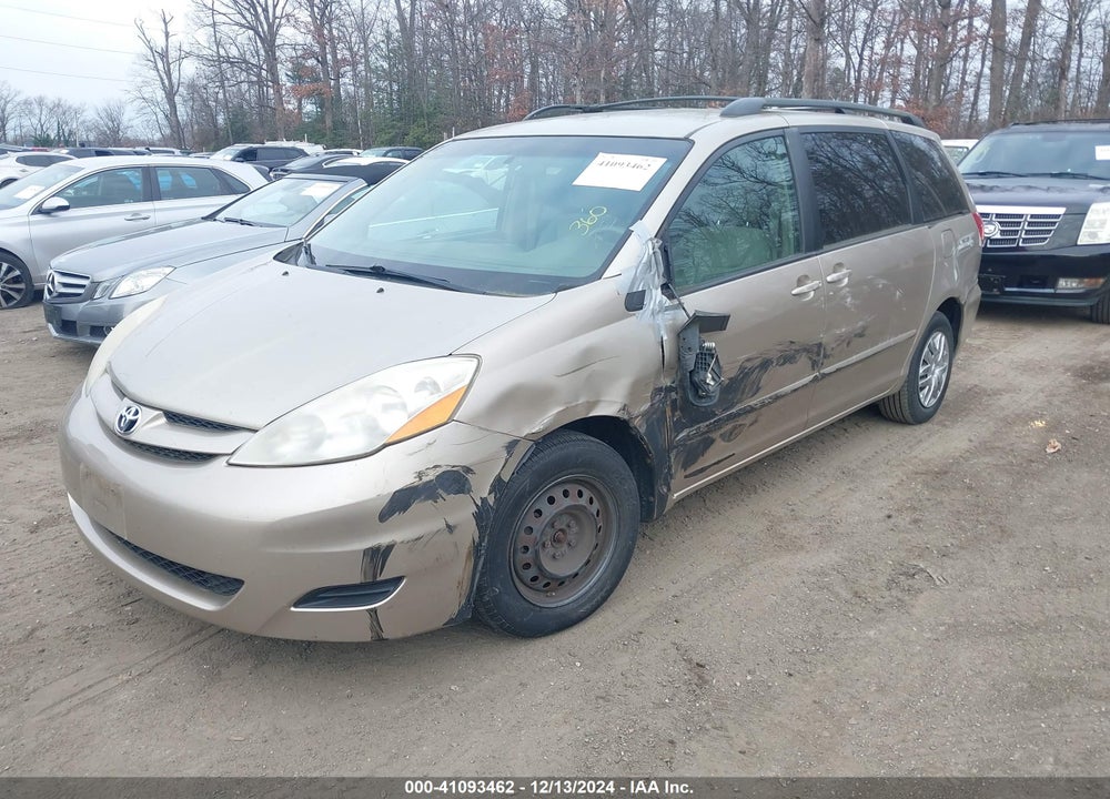 2007 TOYOTA SIENNA LE VIN: 5TDZK23C87S086314