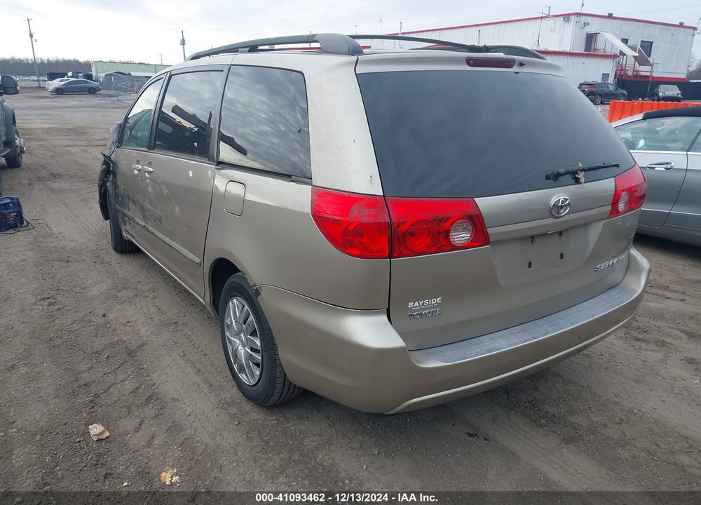 2007 TOYOTA SIENNA LE VIN: 5TDZK23C87S086314
