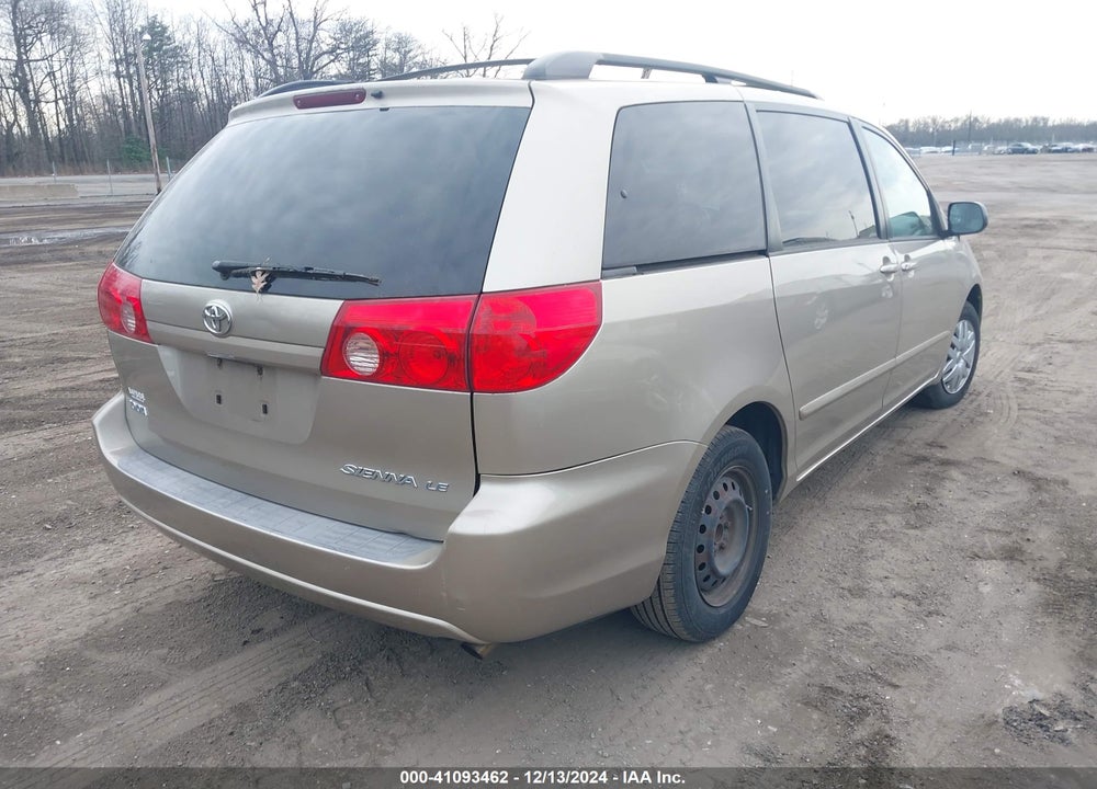 2007 TOYOTA SIENNA LE VIN: 5TDZK23C87S086314