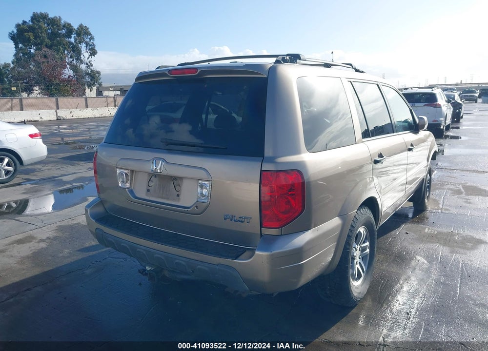 2005 HONDA PILOT EX-L VIN: 2HKYF18525H550981