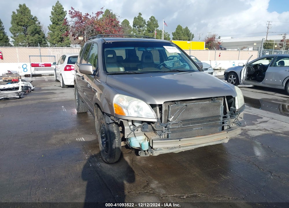 2005 HONDA PILOT EX-L VIN: 2HKYF18525H550981