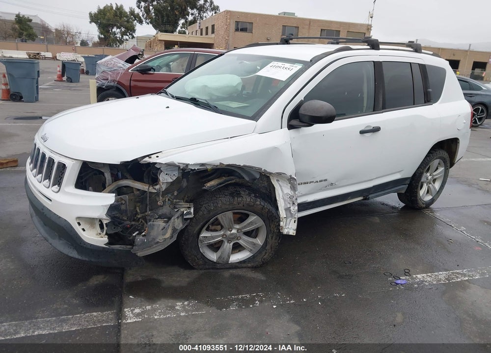 2014 JEEP COMPASS SPORT VIN: 1C4NJDBBXED827349