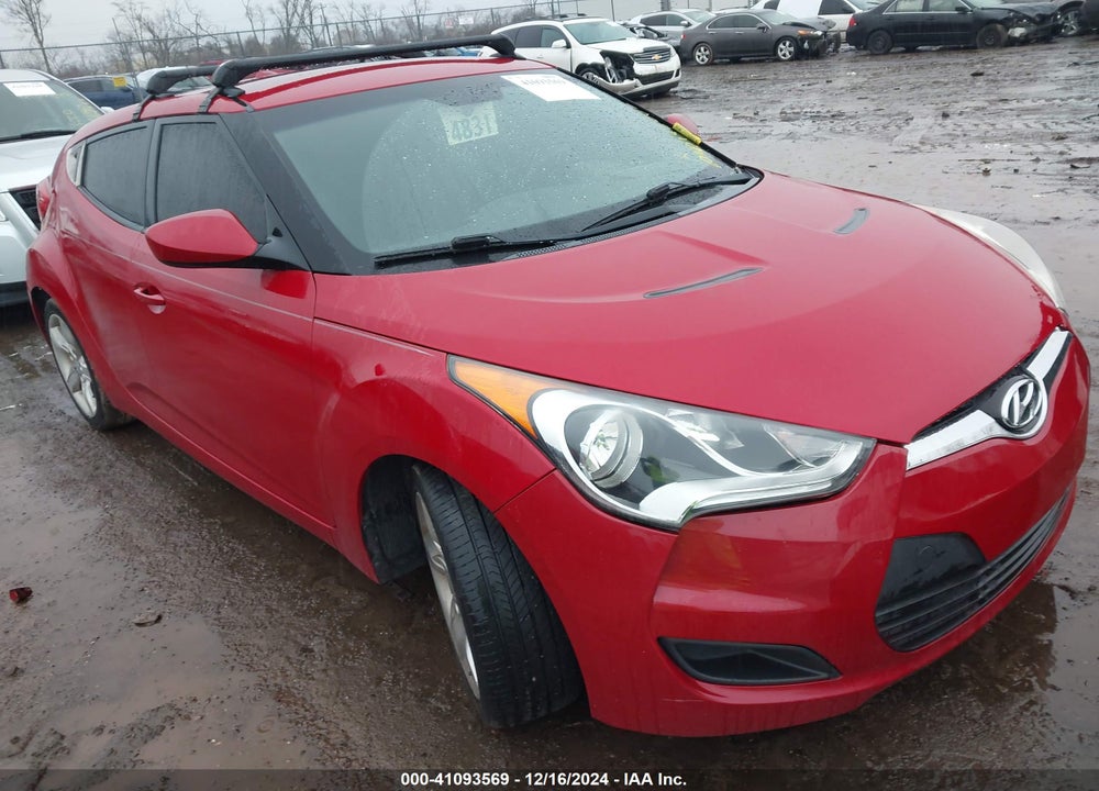 2012 HYUNDAI VELOSTER GRAY INT VIN: KMHTC6AD9CU018255
