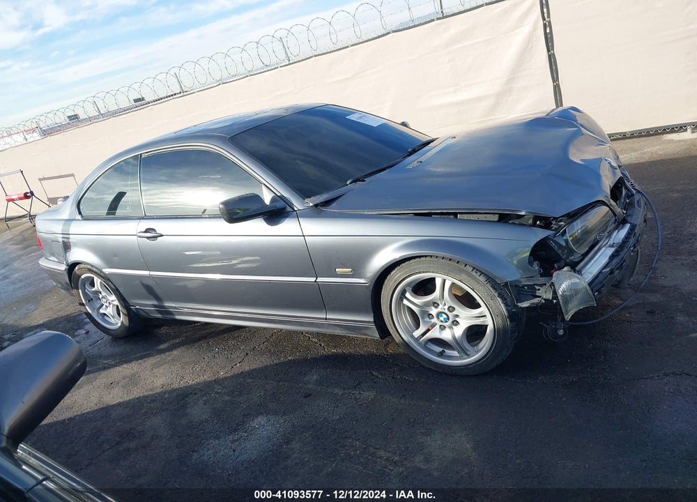 2001 BMW 325CI VIN: WBABN33421JW49284
