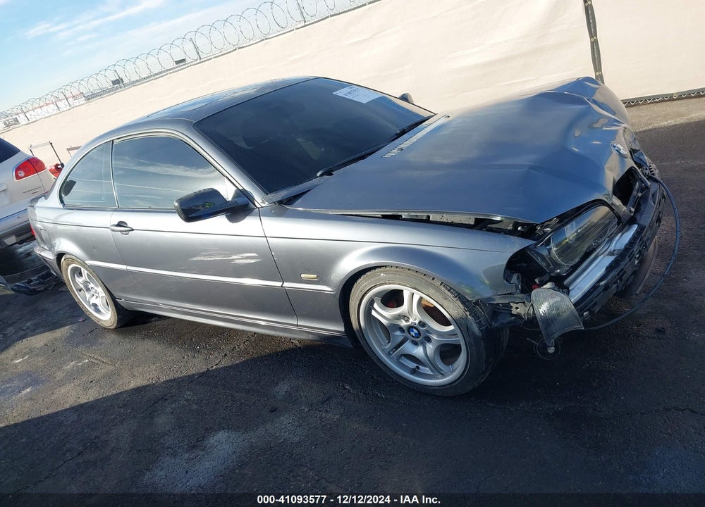 2001 BMW 325CI VIN: WBABN33421JW49284