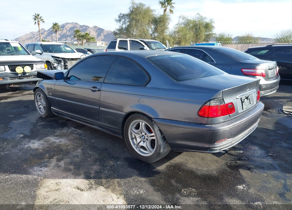 2001 BMW 325CI VIN: WBABN33421JW49284