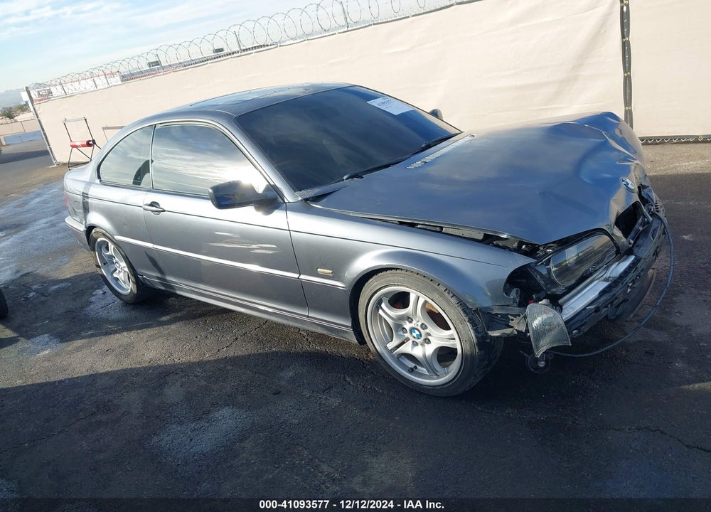 2001 BMW 325CI VIN: WBABN33421JW49284