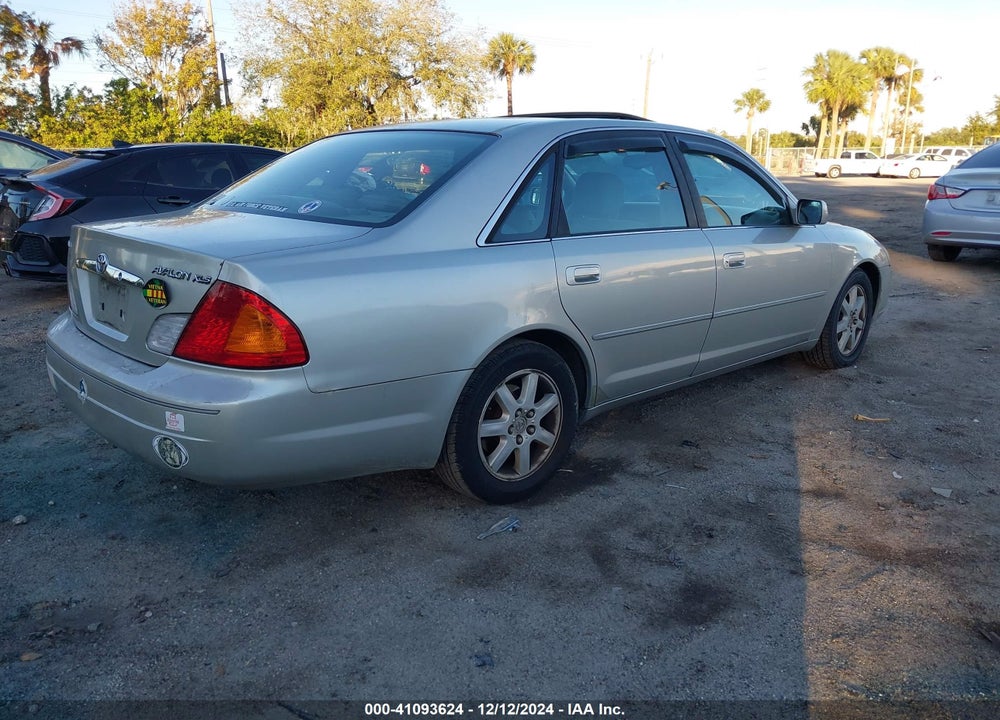 2000 TOYOTA AVALON XLS VIN: 4T1BF28B1YU070910