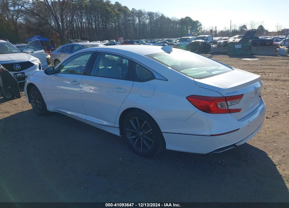 2021 HONDA ACCORD VIN: 1HGCV1F50MA092168