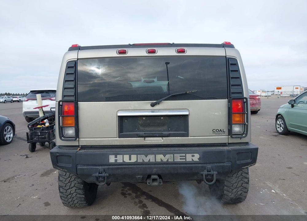 2003 HUMMER H2 VIN: 5GRGN23U03H123344