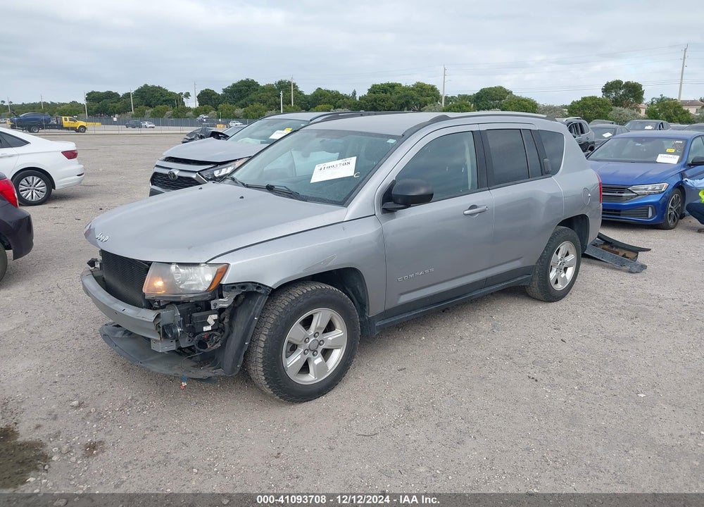 2016 JEEP COMPASS SPORT VIN: 1C4NJCBB5GD681732