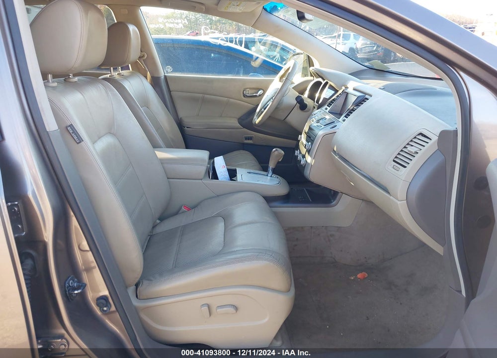 2011 NISSAN MURANO SL VIN: JN8AZ1MW0BW187744