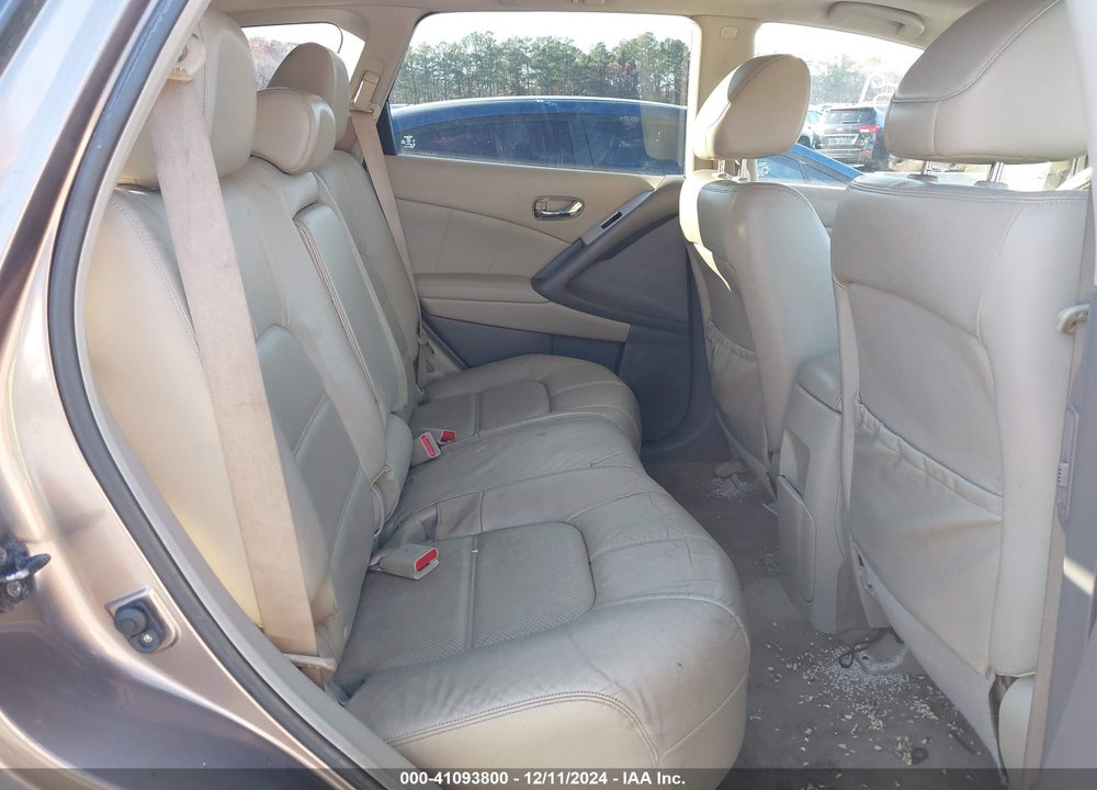 2011 NISSAN MURANO SL VIN: JN8AZ1MW0BW187744