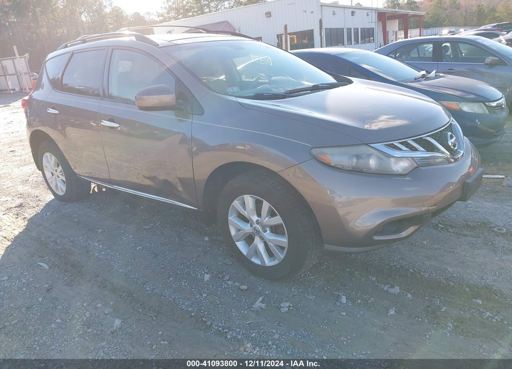 2011 NISSAN MURANO SL VIN: JN8AZ1MW0BW187744
