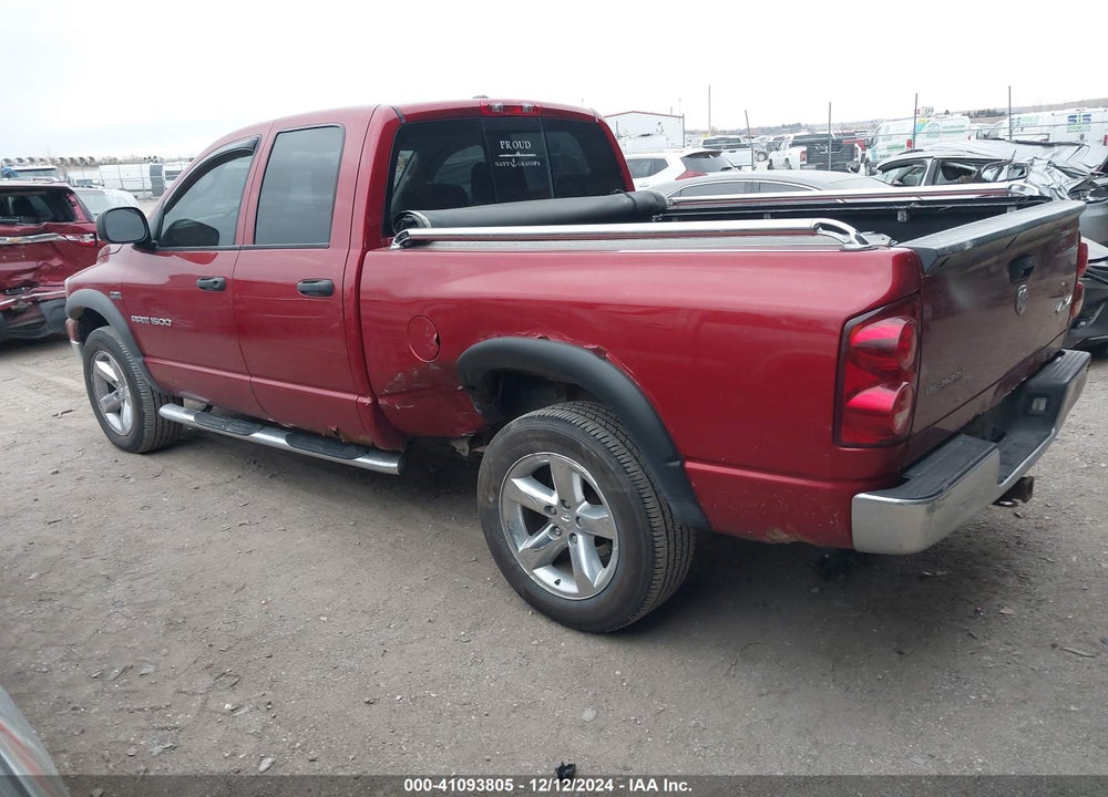 2007 DODGE RAM 1500 SLT/TRX4 OFF ROAD/SPORT VIN: 1D7HU18217S203096