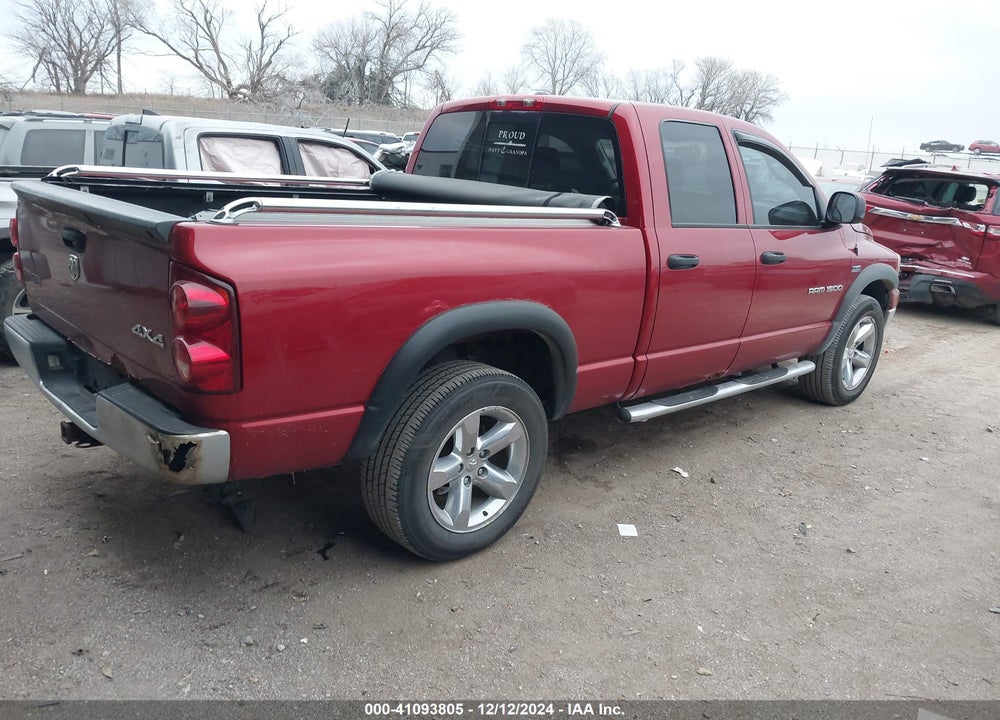 2007 DODGE RAM 1500 SLT/TRX4 OFF ROAD/SPORT VIN: 1D7HU18217S203096