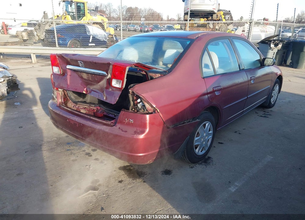 2003 HONDA CIVIC LX VIN: 2HGES16573H549592