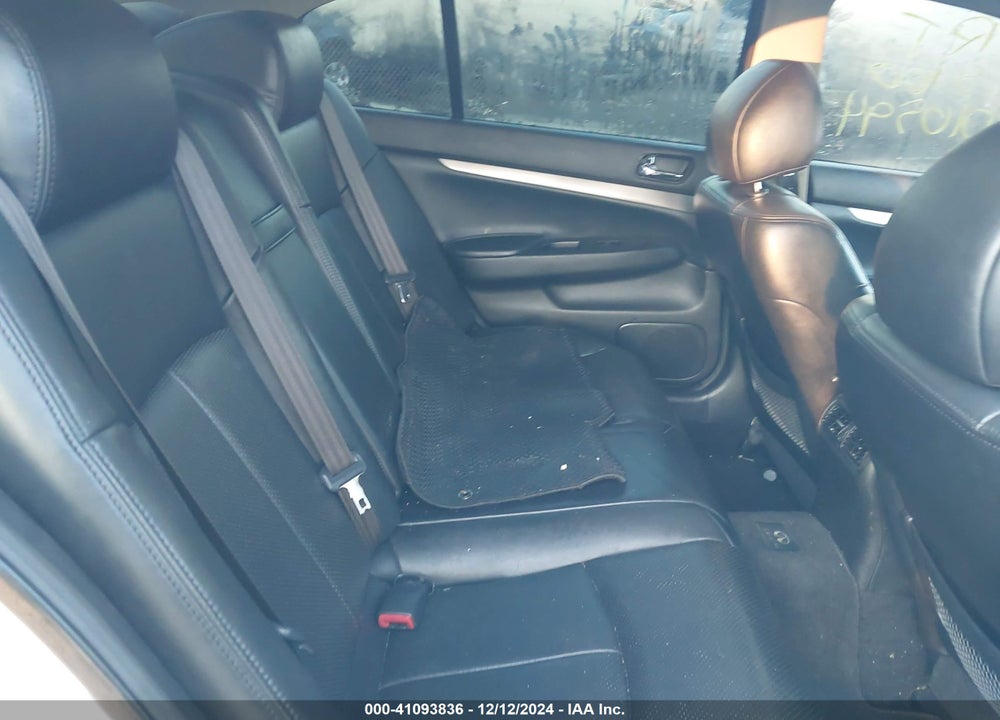 2012 INFINITI G37 X VIN: JN1CV6AR8CM976896