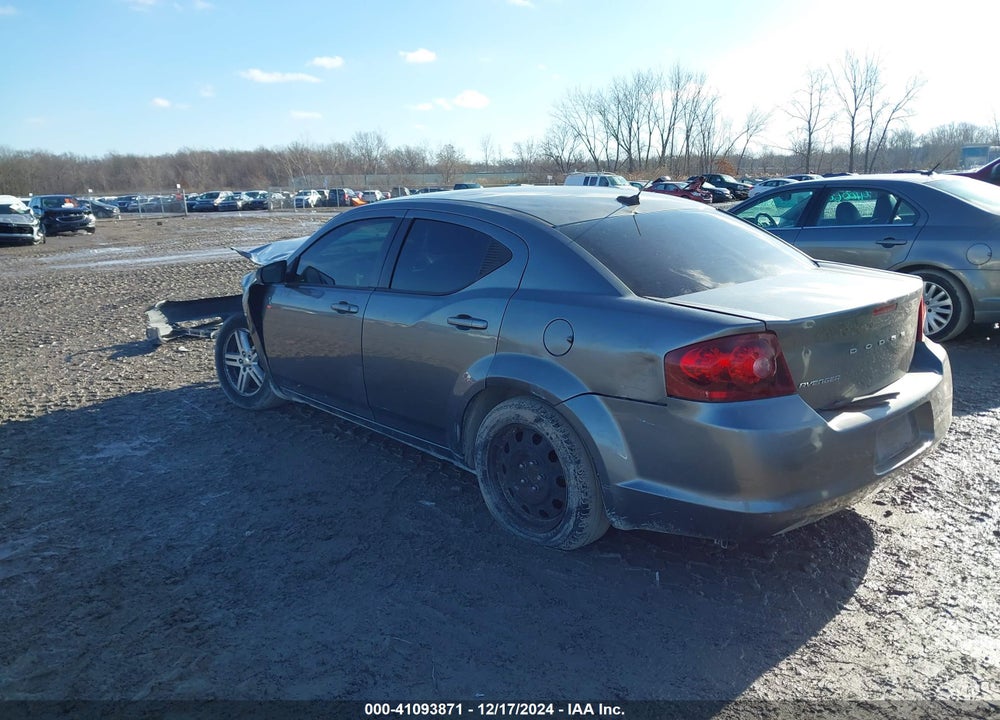 2013 DODGE AVENGER VIN: 1C3CDZAB9DN549277