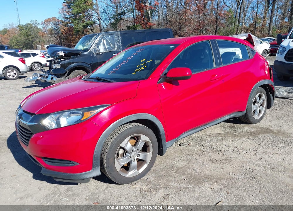 2016 HONDA HR-V LX VIN: 3CZRU5H35GM749787