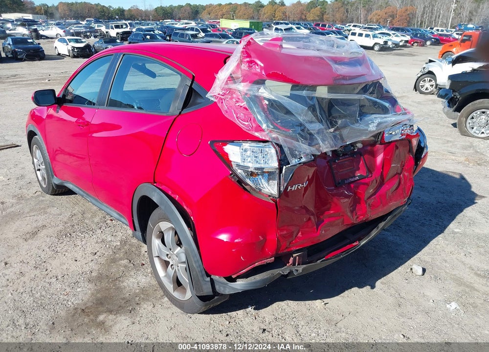 2016 HONDA HR-V LX VIN: 3CZRU5H35GM749787