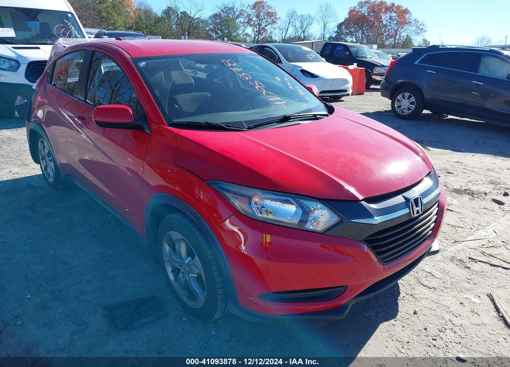 2016 HONDA HR-V LX VIN: 3CZRU5H35GM749787