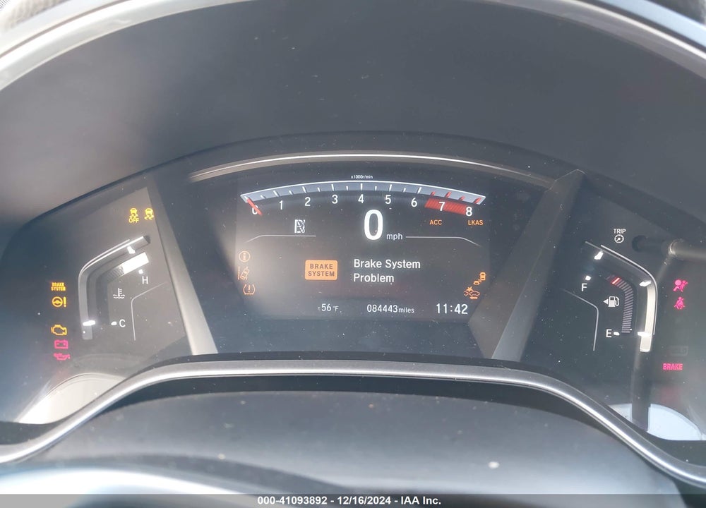 2019 HONDA CR-V EX-L VIN: 5J6RW2H82KA001010