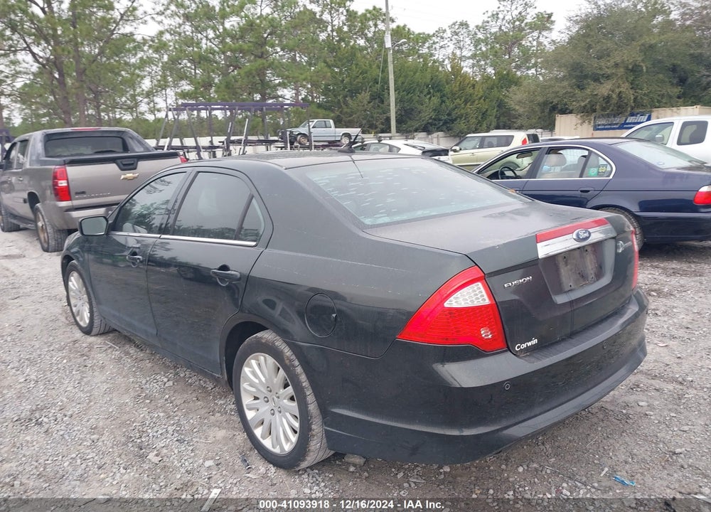 2010 FORD FUSION HYBRID VIN: 3FADP0L31AR209662