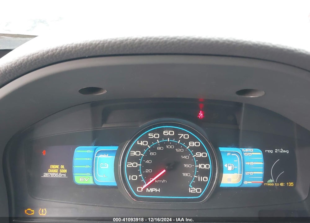 2010 FORD FUSION HYBRID VIN: 3FADP0L31AR209662