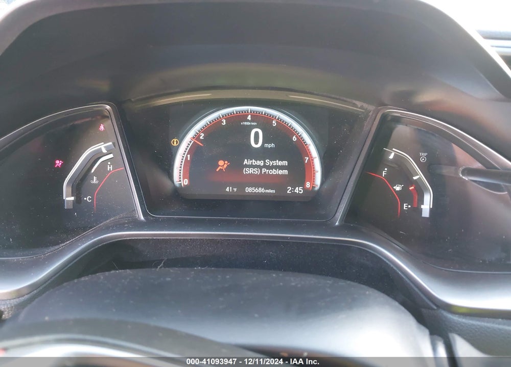 2017 HONDA CIVIC SI VIN: 2HGFC1E57HH704541