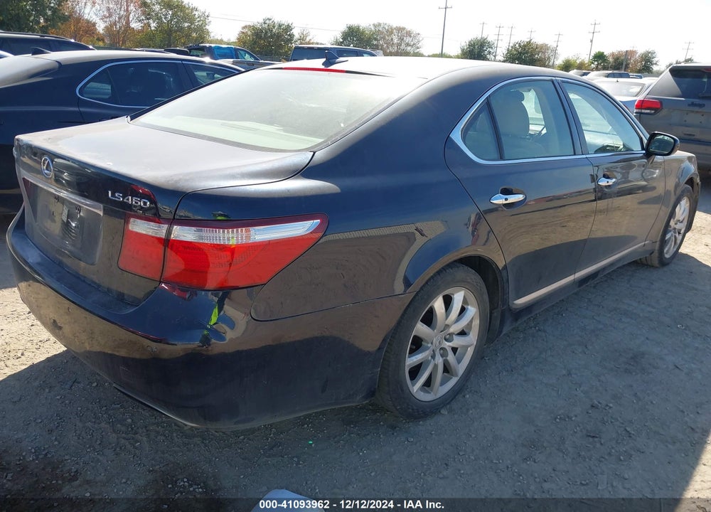 2008 LEXUS LS 460 VIN: JTHBL46F385067188