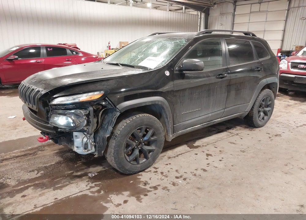 2017 JEEP CHEROKEE TRAILHAWK VIN: 1C4PJMBS8HW648454