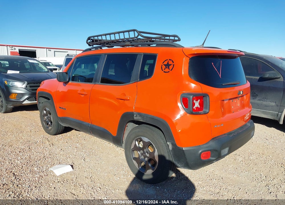 2017 JEEP RENEGADE SPORT 4X4 VIN: ZACCJBAB3HPG05609