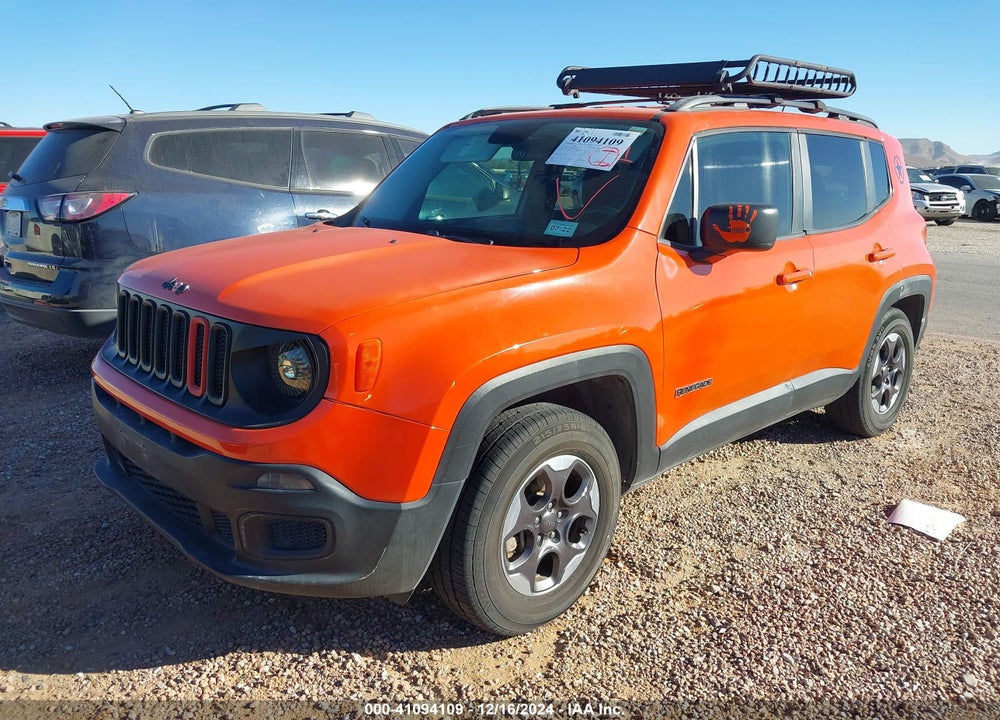 2017 JEEP RENEGADE SPORT 4X4 VIN: ZACCJBAB3HPG05609