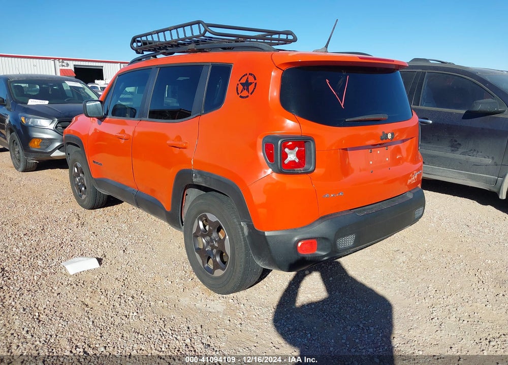 2017 JEEP RENEGADE SPORT 4X4 VIN: ZACCJBAB3HPG05609