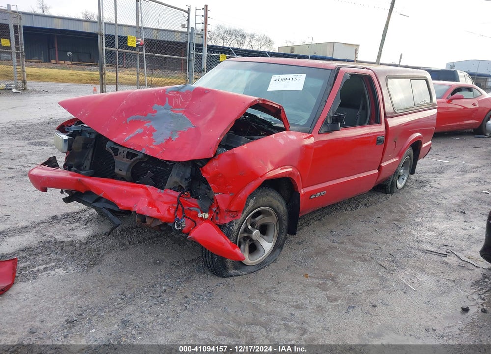 1999 CHEVROLET S-10 LS VIN: 1GCCS14W6XK139267