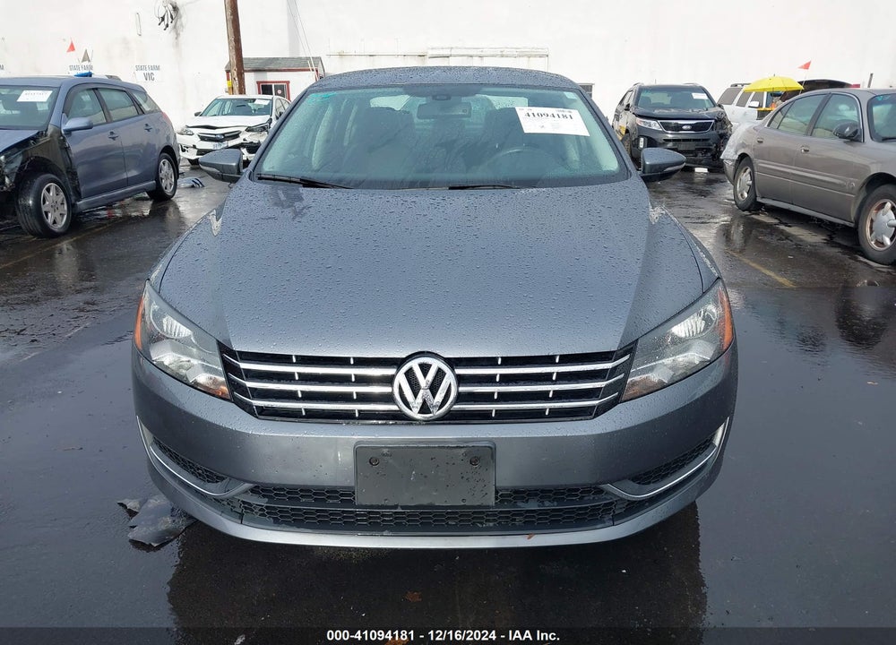 2012 VOLKSWAGEN PASSAT VIN: 1VWBP7A37CC092150