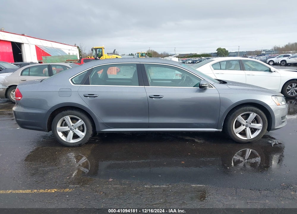 2012 VOLKSWAGEN PASSAT VIN: 1VWBP7A37CC092150