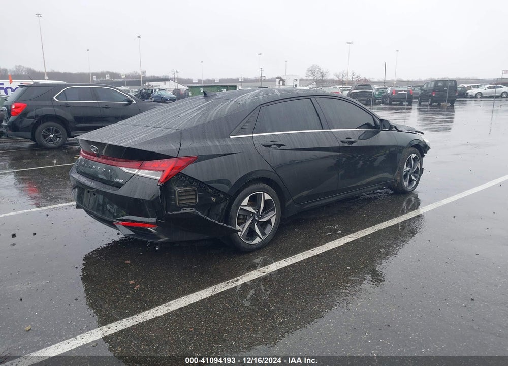 2021 HYUNDAI ELANTRA LIMITED VIN: 5NPLP4AG0MH022911