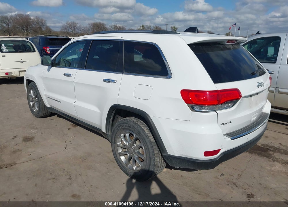 2015 JEEP GRAND CHEROKEE LIMITED VIN: 1C4RJFBGXFC757321