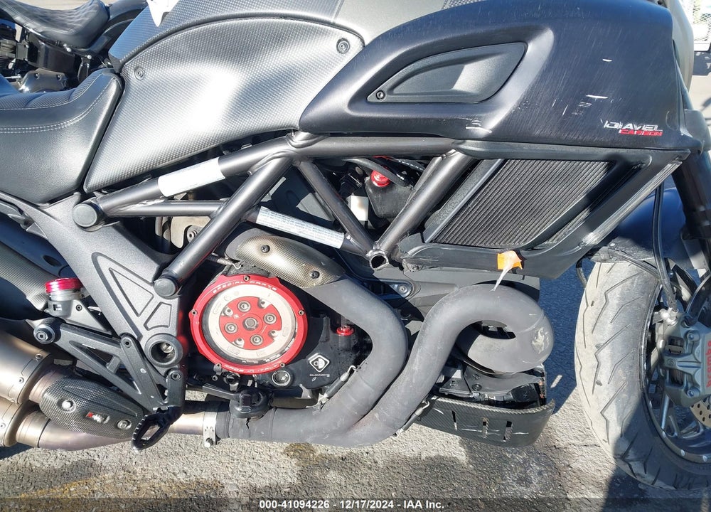 2016 DUCATI DIAVEL VIN: ZDM13BSW3GB028516